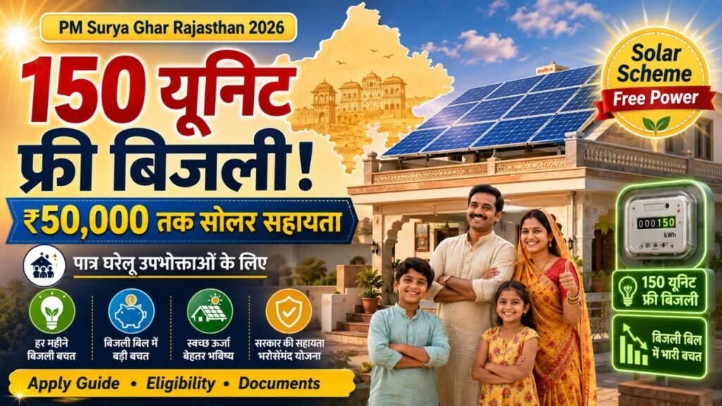 PM Surya Ghar Rajasthan 2026